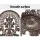 Gardeon 3PC Patio Bistro Set: Cast Aluminium Bronze, Weather-Resistant, Vintage Design with Parasol Hole, Easy Assembly