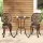 Gardeon 3PC Patio Bistro Set: Cast Aluminium Bronze, Weather-Resistant, Vintage Design with Parasol Hole, Easy Assembly