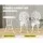Gardeon 3PC White Aluminium Patio Set - Weather-Resistant Bistro Dining Chairs with Parasol Hole for Outdoor Serenity