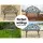 Gardeon 100cm Vintage Green Cast Aluminium Outdoor Garden Bench - Weather-Resistant, Classic Design, EN581 Certified