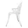 Gardeon 100cm Cast Aluminium Vintage White Garden Bench - Weather-Resistant, 220kg Capacity, Easy Assembly