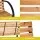 Gardeon 120cm 2-Seater Outdoor Garden Bench - Fir Wood & Steel, Weather & Insect Resistant, 220kg Capacity