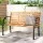 Gardeon 120cm 2-Seater Outdoor Garden Bench - Fir Wood & Steel, Weather & Insect Resistant, 220kg Capacity