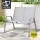 Gardeon 2-Seat Steel Outdoor Bench - Rust-Resistant, Powder-Coated, Easy Assembly, UV-Protected Textilene, Grey