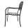 Gardeon 3-Seater Outdoor Garden Bench - Black Steel, Weather-Resistant, Classic Design, 127cm x 63cm x 87cm, 1-Year