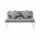 Gardeon 118.5cm Two Seater Outdoor Garden Bench with Textilene Seat and Cushion