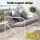 Gardeon 118.5cm Two Seater Outdoor Garden Bench with Textilene Seat and Cushion