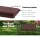Gardeon 3-Seater Outdoor Swing Chair with Adjustable Canopy, Removable Cushions, Powder-Coated Steel Frame, Brown 170cm