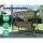 Gardeon 3-Seater Outdoor Swing Chair with Adjustable Canopy, Removable Cushions, Powder-Coated Steel Frame, Brown 170cm