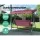 Gardeon Wine Red 3-Seater Outdoor Swing Chair with Adjustable Canopy, Powder-Coated Steel Frame, and Removable Cushions