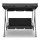 Gardeon Outdoor 3-Seater Swing Chair with Adjustable Canopy, Removable Cushions, and Sturdy Steel Frame - Black