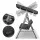 Gardeon Outdoor 3-Seater Swing Chair with Adjustable Canopy, Removable Cushions, and Sturdy Steel Frame - Black