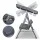 Gardeon 3-Seater Grey Outdoor Swing Chair with Adjustable Canopy, Steel Frame & Removable Cushions - Seats 200kg