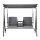 Gardeon Outdoor 2-Seater Swing Chair - Grey, Powder-Coated Steel, Adjustable Water-Resistant Canopy, Cup Holder