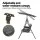 Gardeon Outdoor 2-Seater Swing Chair - Grey, Powder-Coated Steel, Adjustable Water-Resistant Canopy, Cup Holder