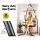 Gardeon Hammock Chair with Steel Stand, Polyester Cotton Blend, Grey, 100x60x138cm - Indoor/Outdoor Relaxation Furniture