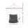 Gardeon Grey Hammock Chair with Armrests - Durable Polyester Cotton, 120kg Capacity, Indoor/Outdoor, Includes Pillow