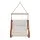 Gardeon Wooden Hammock Chair: Indoor/Outdoor Lounge with Cushions, Pine Frame, Cup Holder, and Footrest - Cream/Black