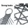 Gardeon 2-Person Hammock Chair: Handmade Grey Cotton-Polyester, with Tassels, Indoor/Outdoor, 200kg Capacity, 120x70cm