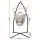 Gardeon Hammock Chair Outdoor Camping Set, Cream, Polyester Cotton, 180kg Capacity, Steel Stand, Indoor/Outdoor Use
