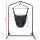 Gardeon Outdoor Hammock Chair with Stand, Polyester Cotton, 100x45x145cm, Grey, 360° Swing, Indoor/Outdoor Use