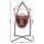 Gardeon Hammock Chair with Steel Stand, Polyester Cotton Blend, 100x45x145cm, Rainbow, Indoor/Outdoor Swing Seat