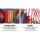 Gardeon Hammock Chair with Steel Stand, Polyester Cotton Blend, 100x45x145cm, Rainbow, Indoor/Outdoor Swing Seat