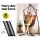 Gardeon Hammock Chair with Steel Stand, Polyester Cotton Blend, 100x45x145cm, Rainbow, Indoor/Outdoor Swing Seat