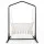Gardeon Hammock Chair with Stand, Macrame 2-Seater, Cream, 120x70x120cm, Indoor/Outdoor, Handmade Tassels, 200kg