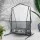 Gardeon Hammock Chair with Stand, Macrame 2-Seater, Polyester-Cotton, Grey, 120x70x120cm, Indoor/Outdoor Relaxation