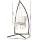 Gardeon Hammock Chair with Steel Stand, Cream Macrame, 360° Rotation, Indoor/Outdoor, Cotton-Poly Blend, 120kg Capacity