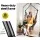 Gardeon Outdoor Hammock Chair with Stand, Polyester Cotton, 150x90cm, Grey, Weather-Resistant, Indoor/Outdoor Use