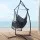 Gardeon Hammock Chair with Steel Stand, Polyester Cotton, 150x90cm, Grey, Indoor/Outdoor, 360° Rotation, 120kg Capacity