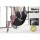 Gardeon Grey Hanging Hammock Chair with Tassels - 150x90cm, 120kg Capacity, Polyester Cotton Blend, Indoor/Outdoor Use