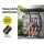 Gardeon Double Hanging Egg Swing Chair with Canopy, Hand-Woven Wicker, Steel Frame, 2-Seater, UV Resistant, Grey