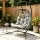 Gardeon 2-Seater Outdoor Swing Chair with Stand Cushion 200kg Adjustable Chains Indoor Outdoor Dark Grey