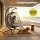 Gardeon 2-Seater Outdoor Swing Chair with Stand Cushion 200kg Adjustable Chains Indoor Outdoor Dark Grey