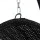 Gardeon Outdoor Wicker Egg Swing Chair with Stand, Anti-Rust Frame, Black, 150kg Capacity, All-Weather Design