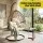 Gardeon Outdoor Egg Swing Chair - Handcrafted Wicker, 360° Rotatable, Anti-Rust Frame, Soft Cushion, 150kg Capacity