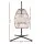 Gardeon Outdoor 360° Rotating Egg Swing Chair, Handcrafted Wicker, UV-Resistant, Steel Frame, 150kg Capacity, Latte