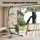 Gardeon Foldable Outdoor Swing Chair with Stand 150kg Adjustable Chain Rattan Cushion Indoor Outdoor Latte
