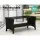 Gardeon 4-Piece Rattan Outdoor Sofa Set with UV-Resistant Wicker, Steel Frame, Cushions, and Tempered Glass Table