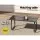 Gardeon Outdoor Sofa Set - 4-Piece Lounge with Tempered Glass Table, Weather-Resistant Textilene, Steel Frame, Black