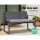 Gardeon 4-Piece Outdoor Rattan Sofa Set with Glass Table - UV-Resistant, Washable Cushions, Black, Easy Assembly