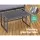 Gardeon 4-Piece Outdoor Rattan Sofa Set with Glass Table - UV-Resistant, Washable Cushions, Black, Easy Assembly