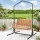 Gardeon Wooden 2-Seater Swing Chair with Stand Teak Finish 200kg Capacity Hanging Patio Seat for Two Adults