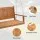 Gardeon Wooden 2-Seater Swing Chair with Stand Teak Finish 200kg Capacity Hanging Patio Seat for Two Adults