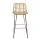 Gardeon 2 Piece Outdoor Wicker Bar Stools - Stylish UV-Resistant Dining Chairs with Steel Frame, 92cm Height