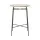 Gardeon Outdoor Bar Table - Wicker & Glass, 70x70x100cm, UV-Resistant, Adjustable Feet, Sturdy Steel Frame, Beige/Black