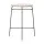 Gardeon Outdoor Bar Table - Wicker & Glass, 70x70x100cm, UV-Resistant, Adjustable Feet, Sturdy Steel Frame, Beige/Black